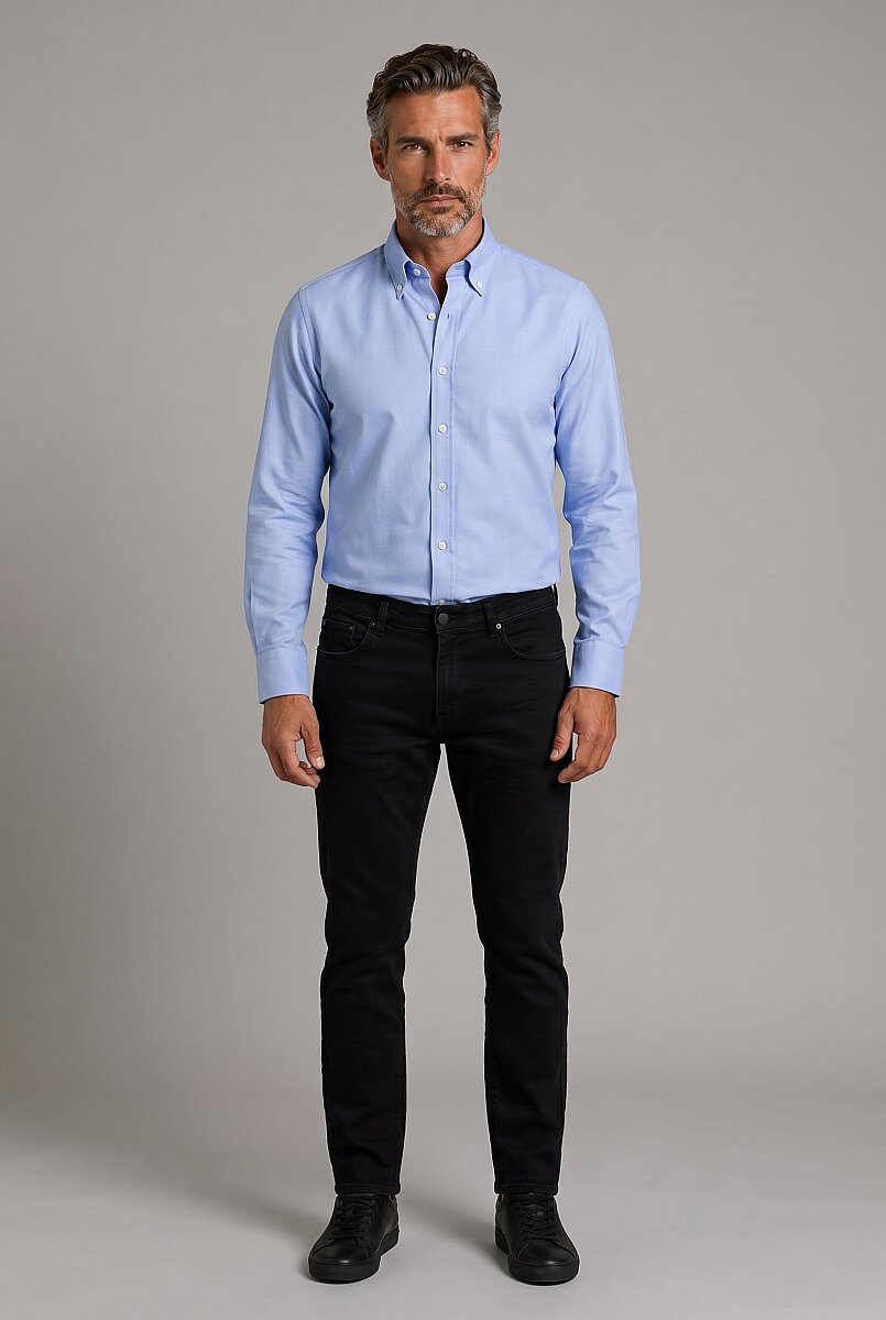 Mavi Regular Fit Pamuk Oxford Spor Gömlek - 5