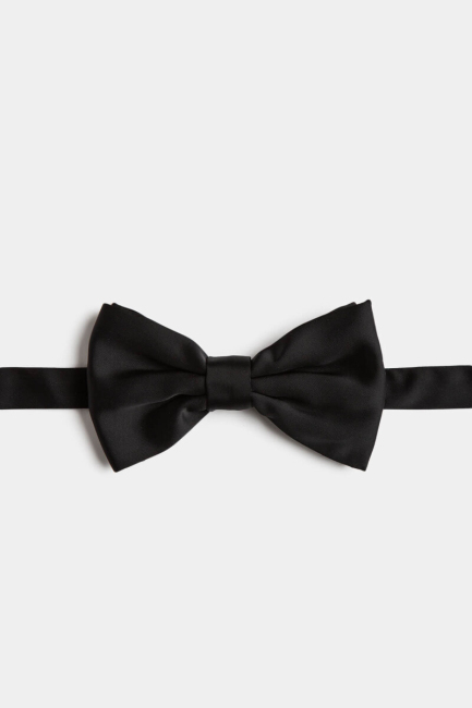 Black Men's Tuxedo Bow Tie Sıyah