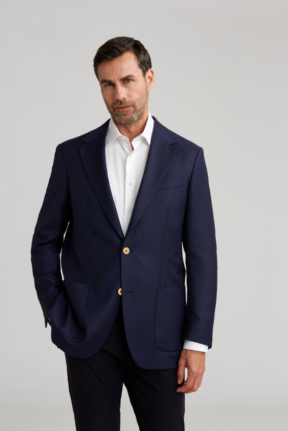 Regular Fit Lacivert Erkek Ceket