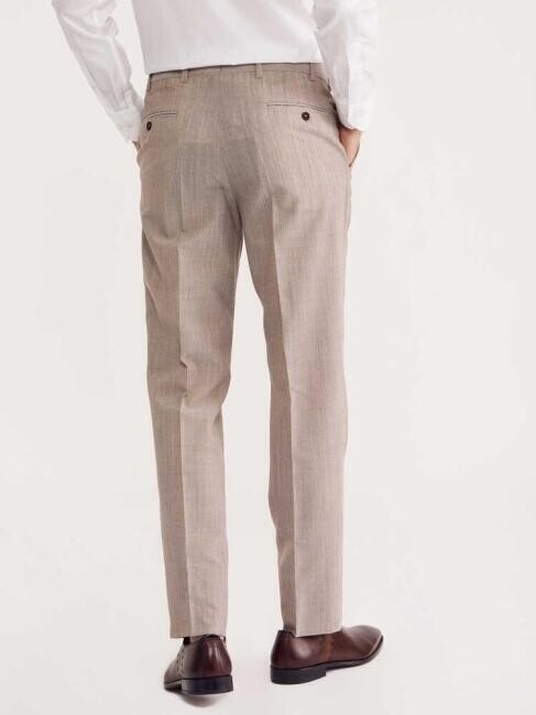 Platinium Bej Klasik Erkek Pantolon (1)