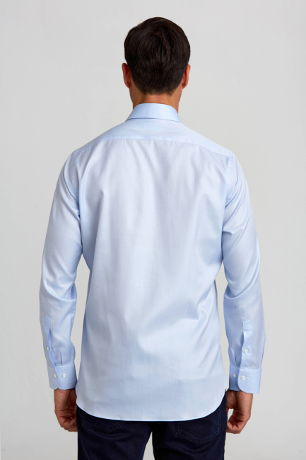 Platinium Regular Fit Açık Mavi Erkek Gömlek - 2