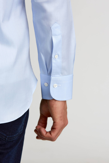 Platinium Regular Fit Açık Mavi Erkek Gömlek - 4
