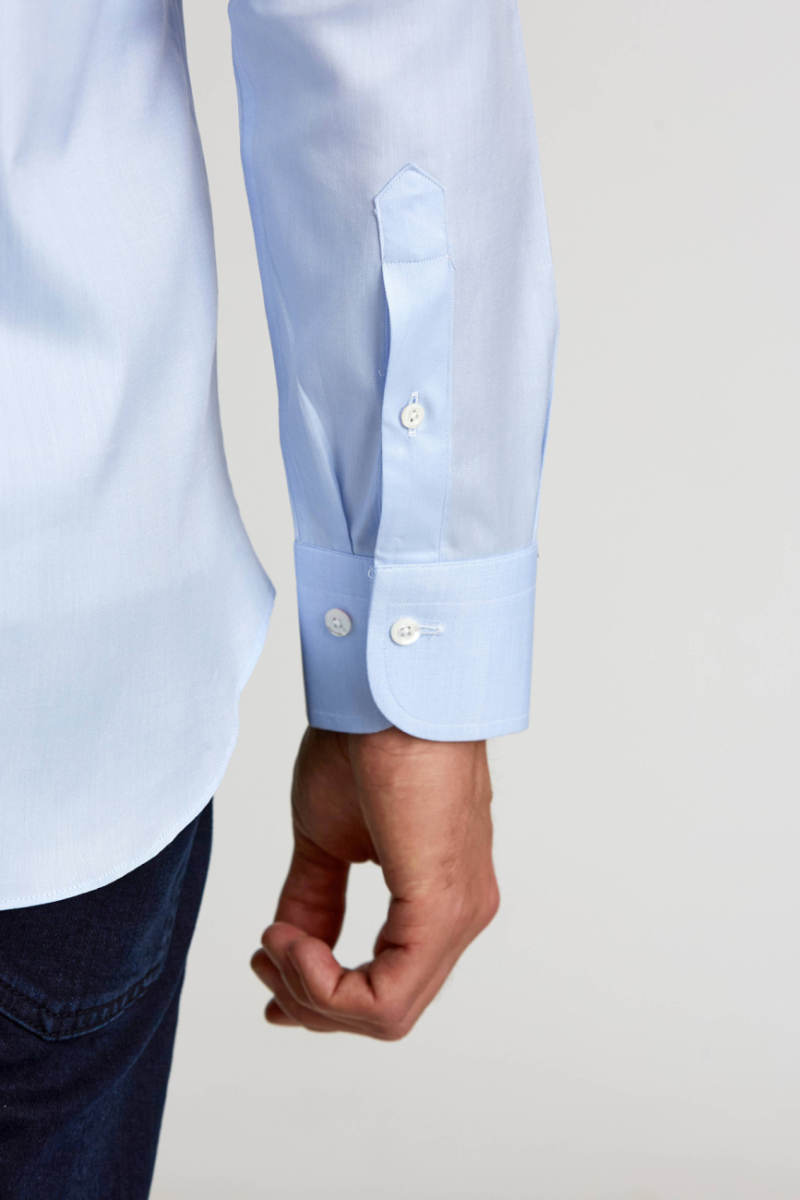 Platinium Regular Fit Açık Mavi Erkek Gömlek - 4