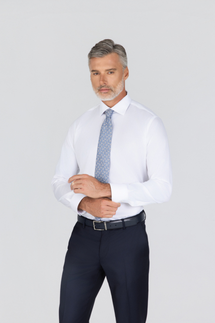 Platinium Regular Fit Beyaz Erkek Gömlek - 2