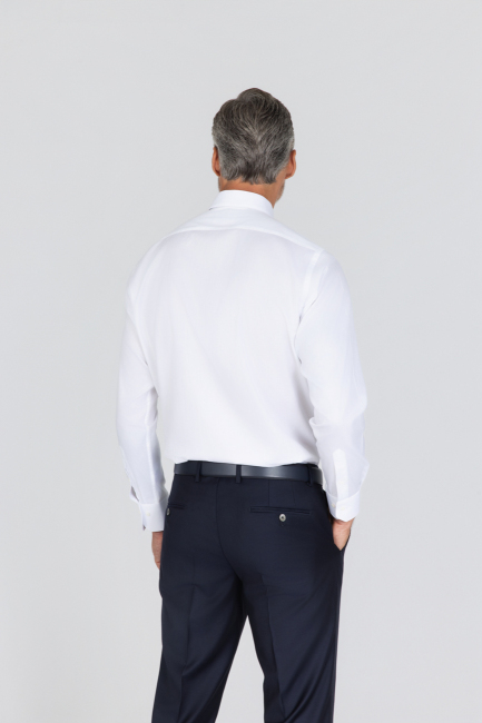 Platinium Regular Fit Beyaz Erkek Gömlek - 5