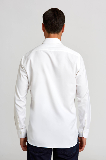 Platinium Regular Fit Beyaz Erkek Gömlek - 2