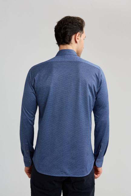 Platinium Regular Fit Lacivert Erkek Gömlek (1)