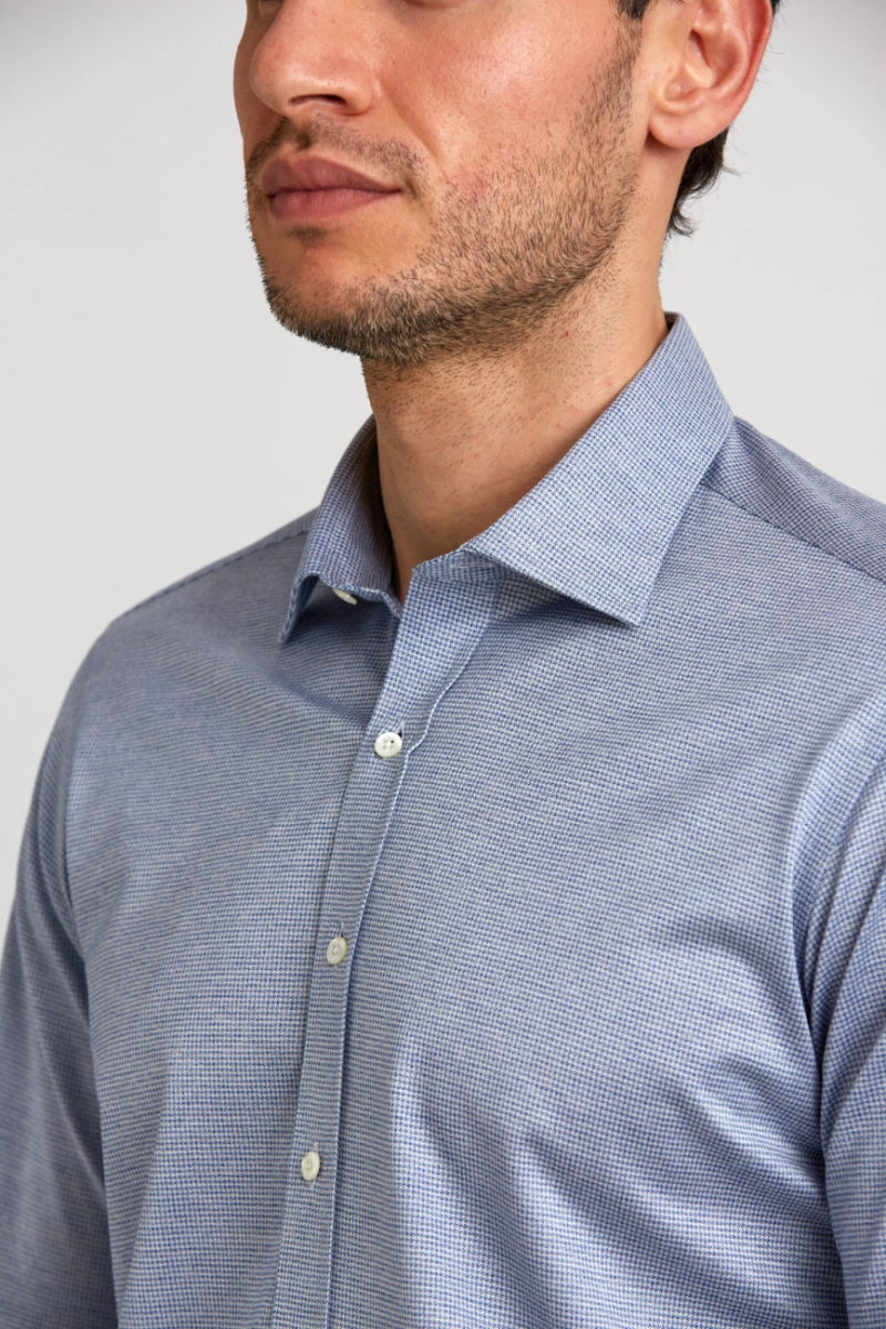 Platinium Regular Fit Mavi Erkek Gömlek - 5