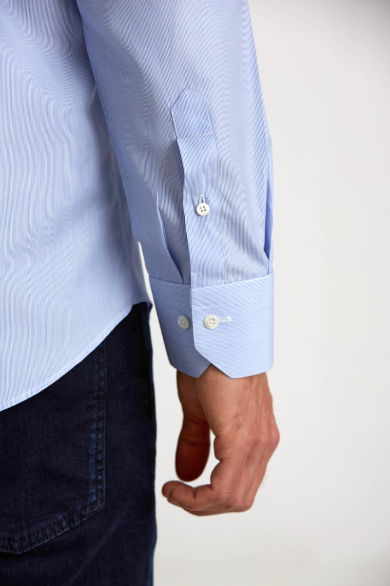 Platinium Regular Fit Mavi Erkek Gömlek - 3