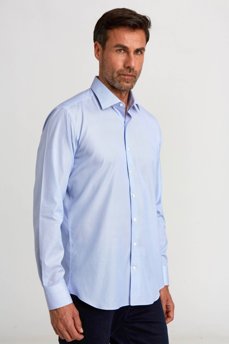 Platinium Regular Fit Mavi Erkek Gömlek - 5