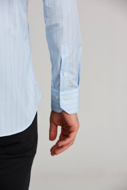 Platinium Regular Fit Mavi Erkek Gömlek - 4