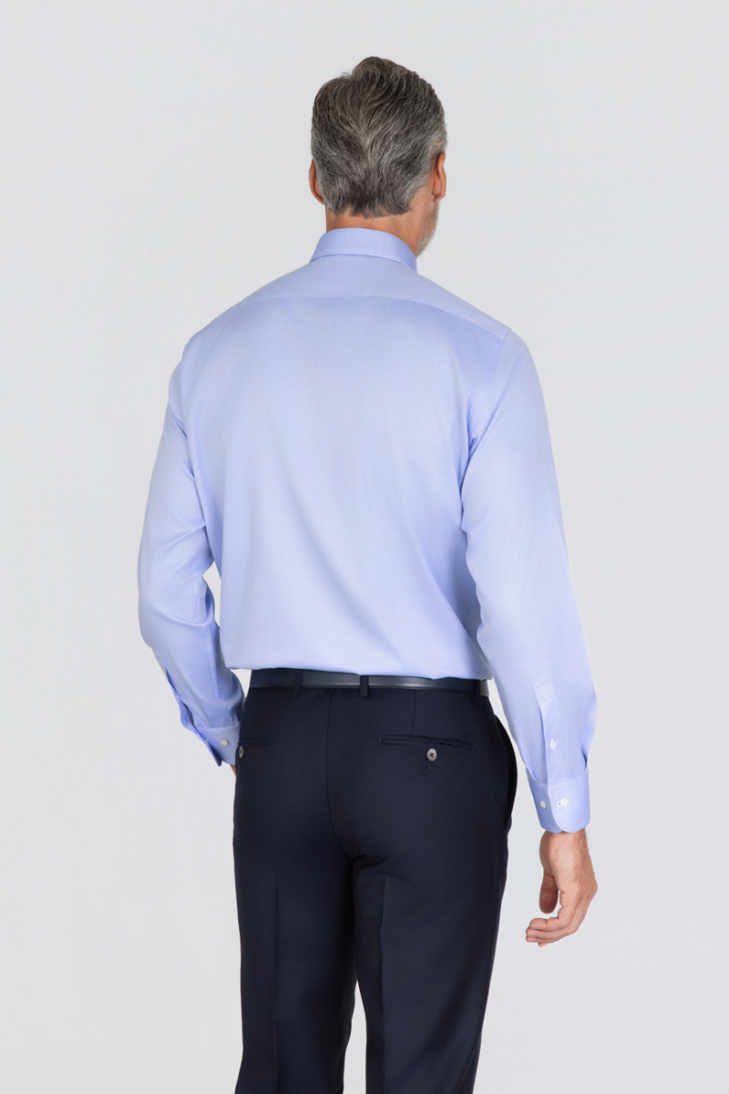 Platinium Regular Fit Koyu Mavi Erkek Gömlek - 5