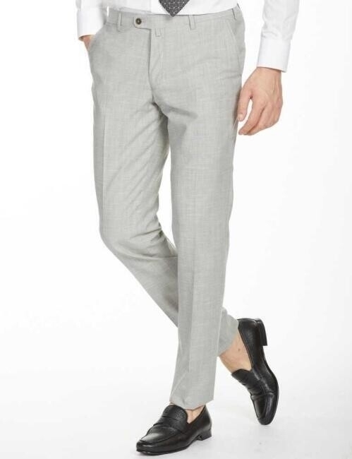 Platinium Taş Erkek Klasik Yün Pantolon - 1