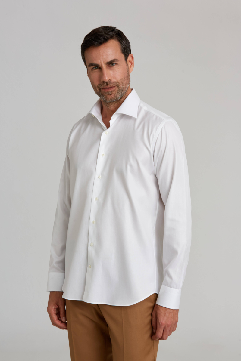 Platinum Regular Fit Beyaz Erkek Gömlek - 5