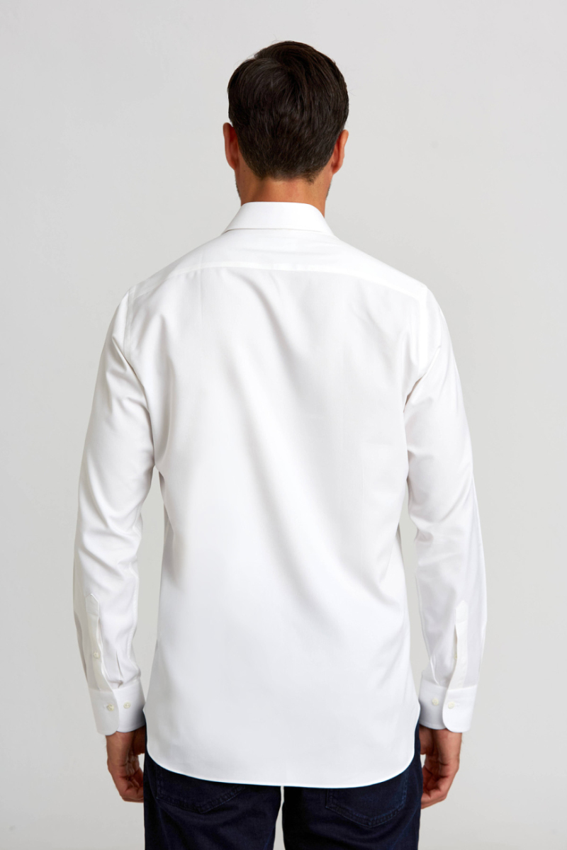 Platinum Regular Fit Beyaz Erkek Gömlek (1)