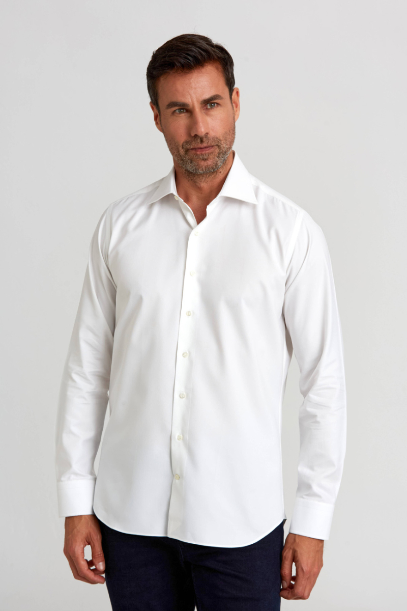 Platinum Regular Fit Beyaz Erkek Gömlek