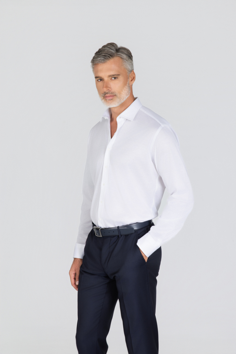 Platinum Regular Fit Beyaz Erkek Gömlek - 3