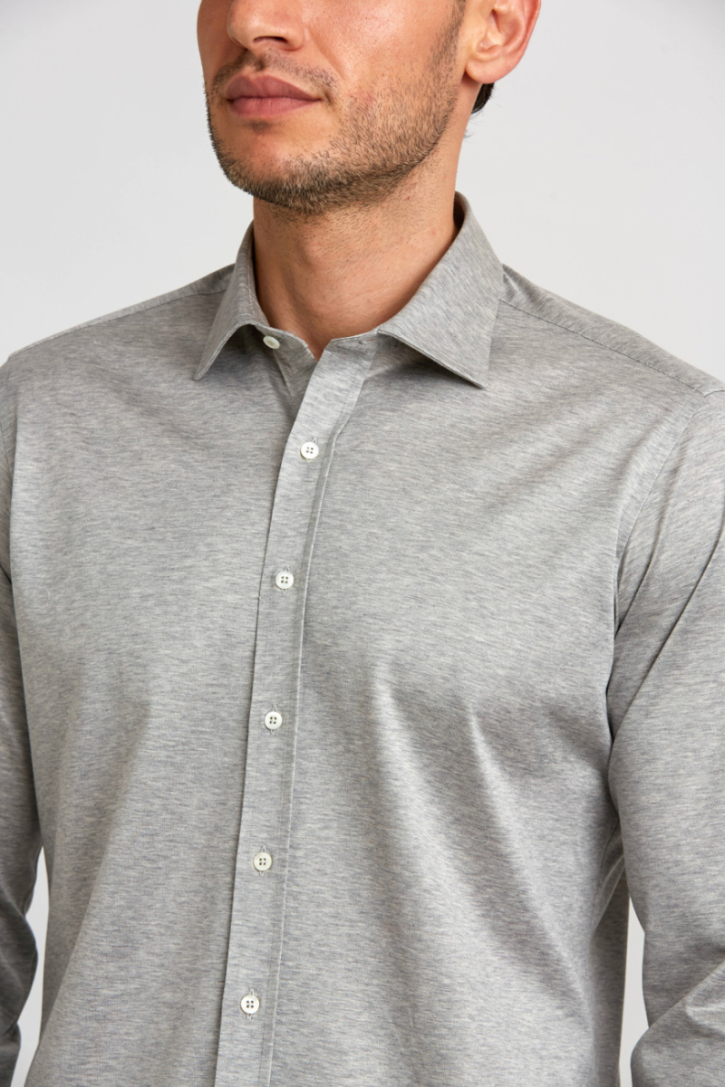 Platinum Regular Fit Gri Gömlek - 4