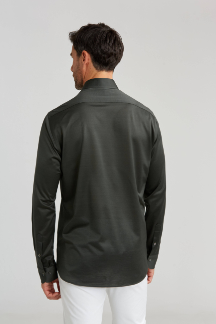 Haki Regular Fit Pamuk Platinum Gömlek Platinium - 2
