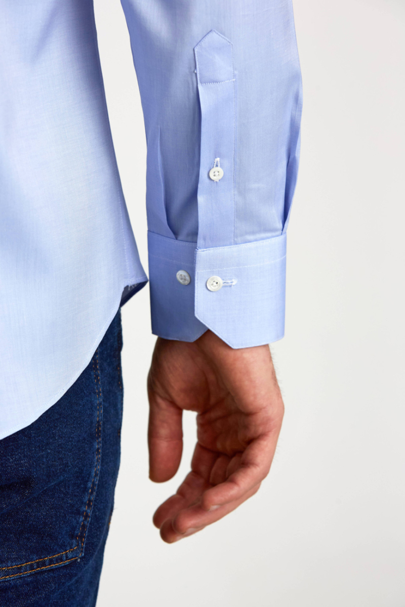 Platinum Regular Fit Mavi Erkek Gömlek - 6