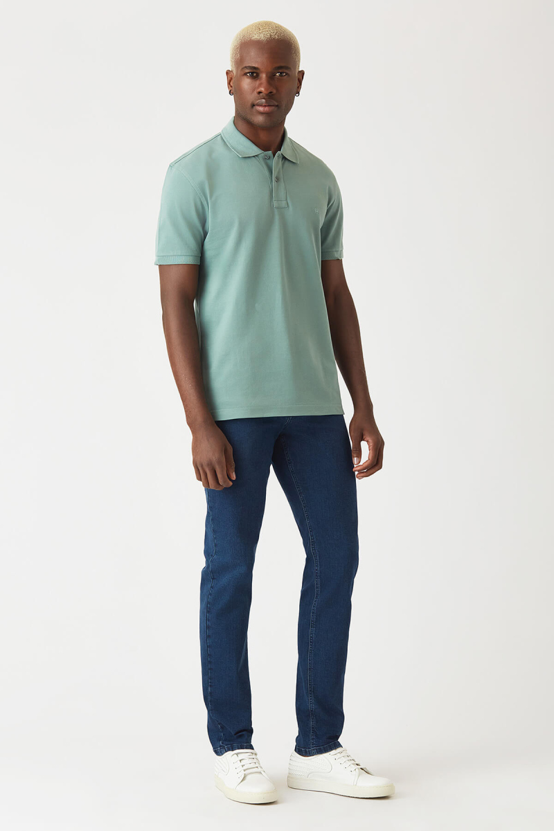 5 Cepli Lacivert Jean Erkek Pantolon - 1