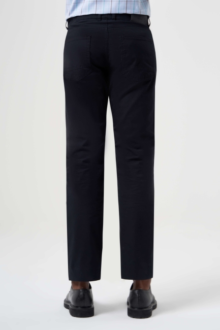 Siyah Pamuk 5 Cepli Spor Erkek Pantolon - 2