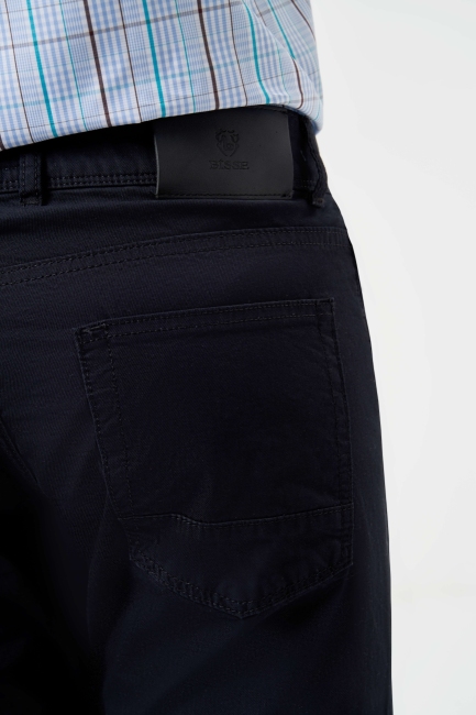 Siyah Pamuk 5 Cepli Spor Erkek Pantolon - 3