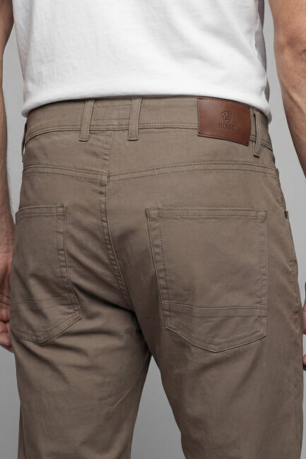 Haki Pamuk 5 Cepli Spor Erkek Pantolon - 3