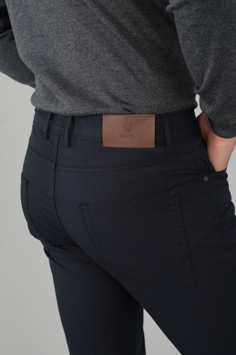 Siyah Pamuk 5 Cepli Spor Erkek Pantolon - 4