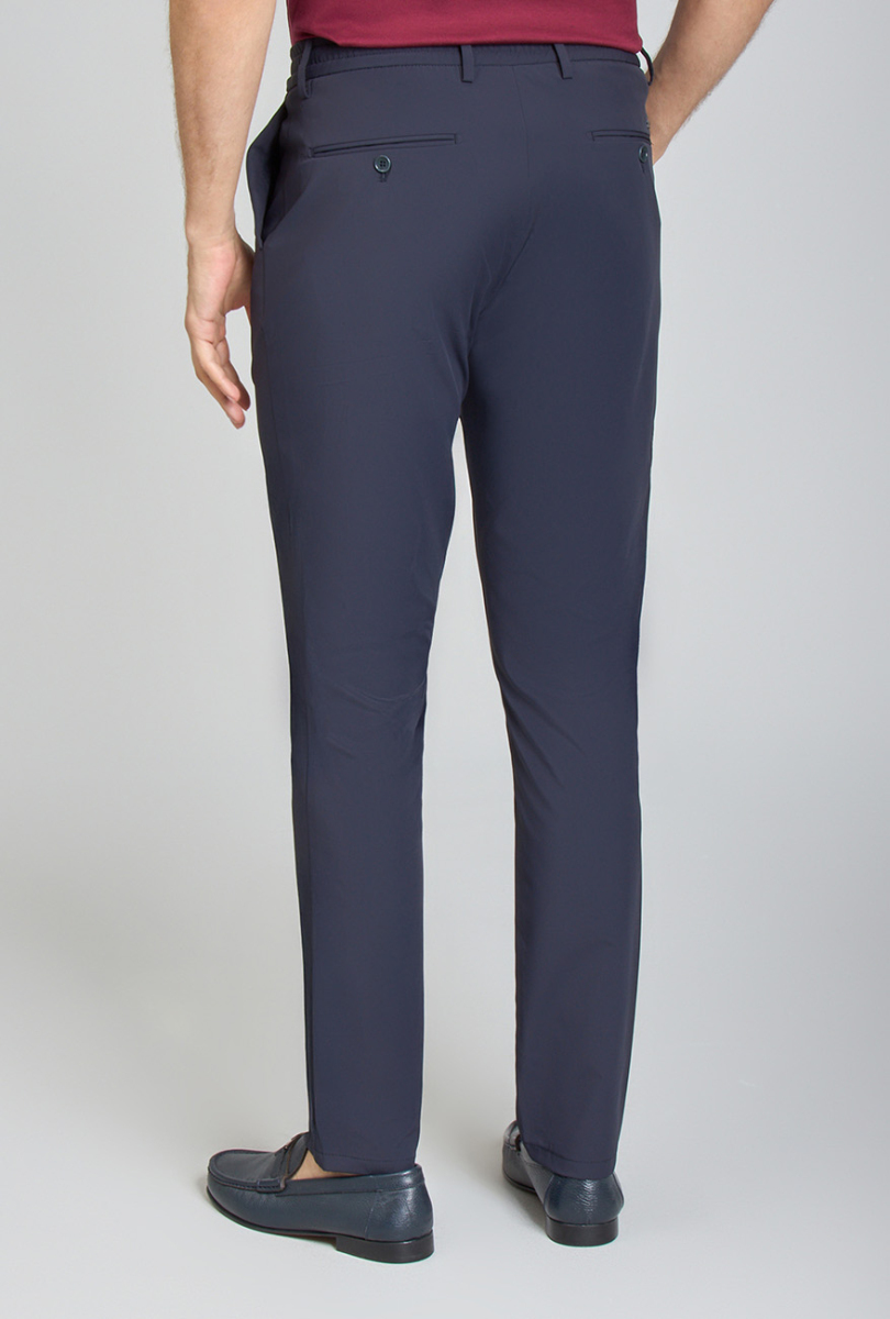 Erkek Lacivert Jogger Cepli Lastikli Rahat Spor Pantolon - 4