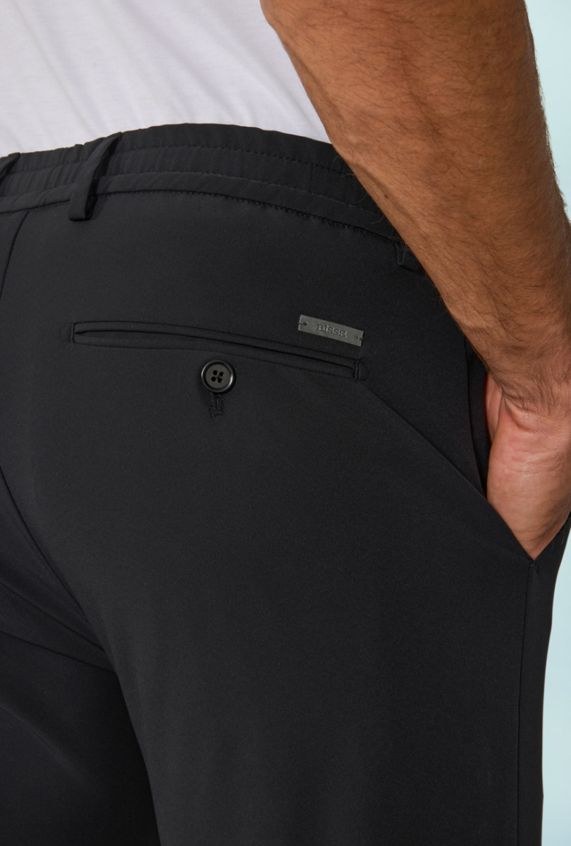 Erkek Siyah Jogger Cepli Lastikli Rahat Spor Pantolon - 3