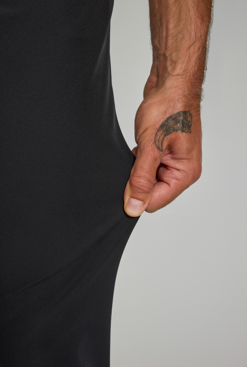 Erkek Siyah Jogger Cepli Lastikli Rahat Spor Pantolon - 5