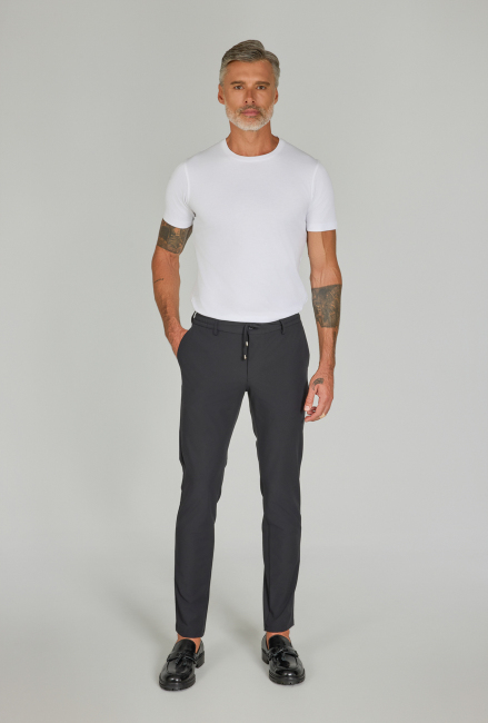 Erkek Siyah Jogger Cepli Lastikli Rahat Spor Pantolon 