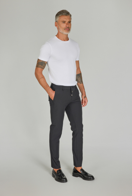 Erkek Siyah Jogger Cepli Lastikli Rahat Spor Pantolon - 6