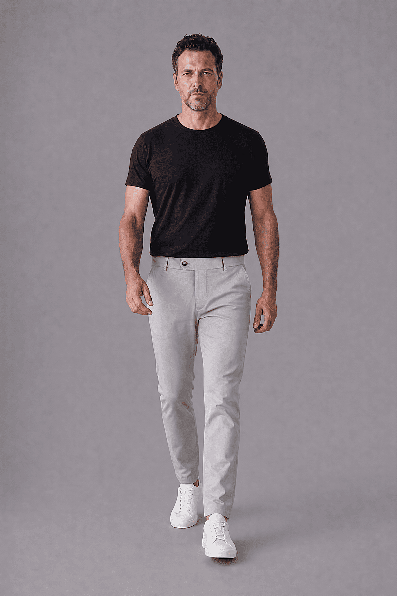 Gri Pi̇lesi̇z Spor Pantolon - 3