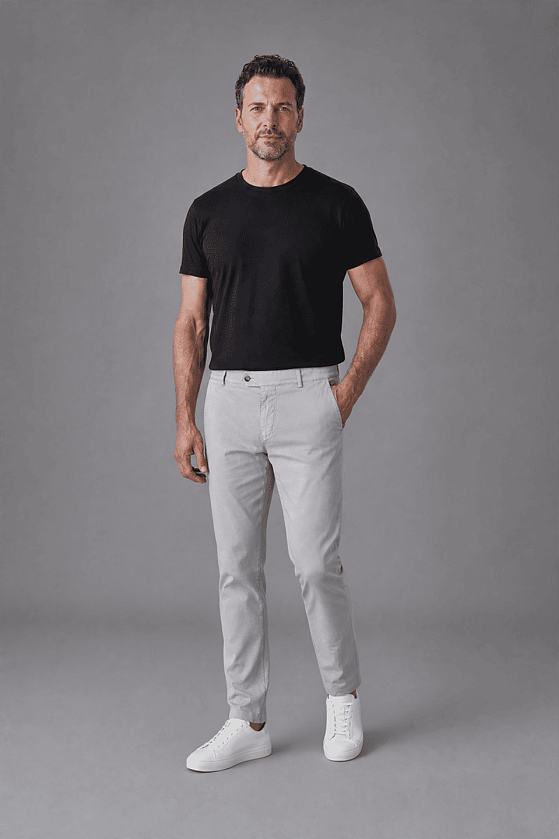 Gri Pi̇lesi̇z Spor Pantolon - 4