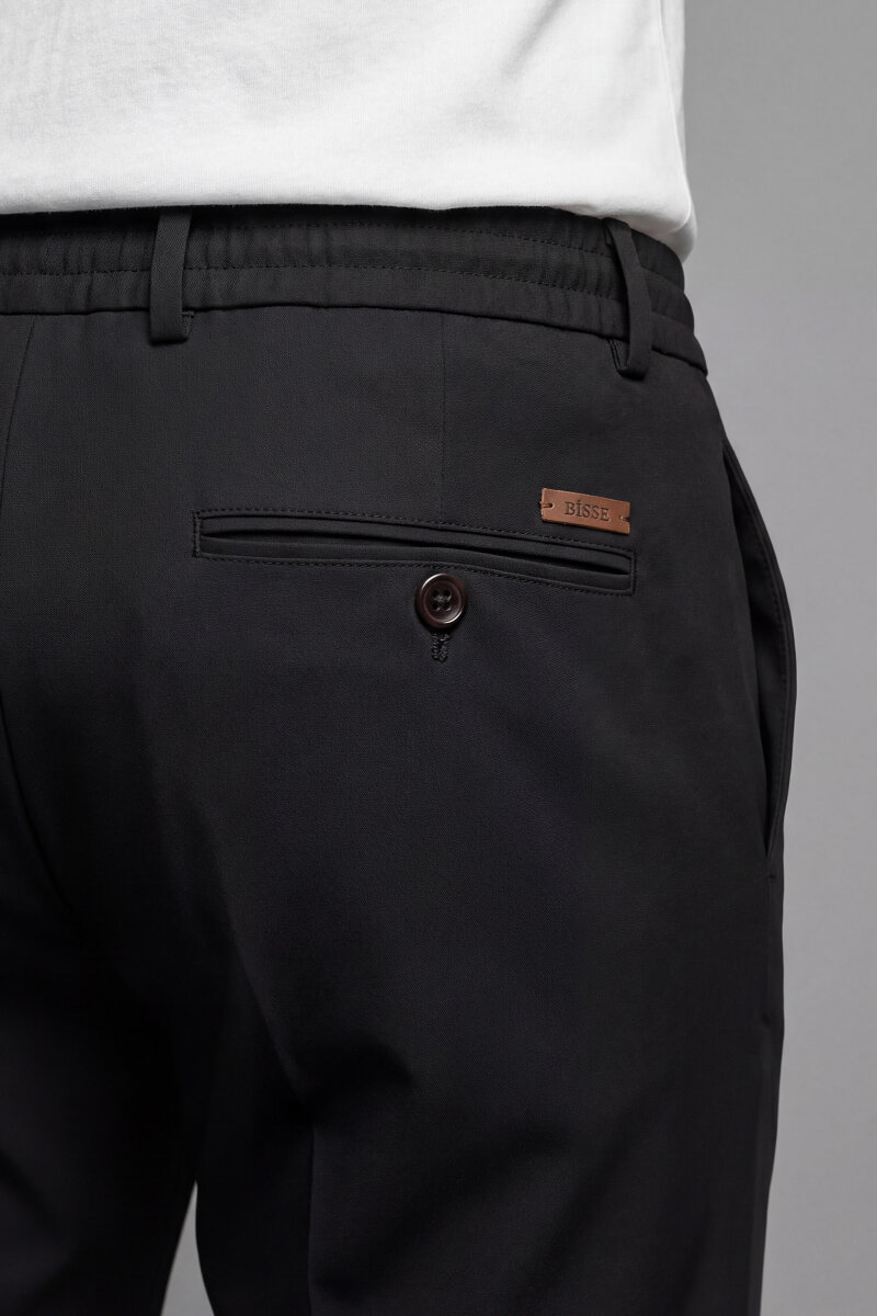 Erkek Lastikli Bağcıklı Spor Jagger Haki Pantolon - 4