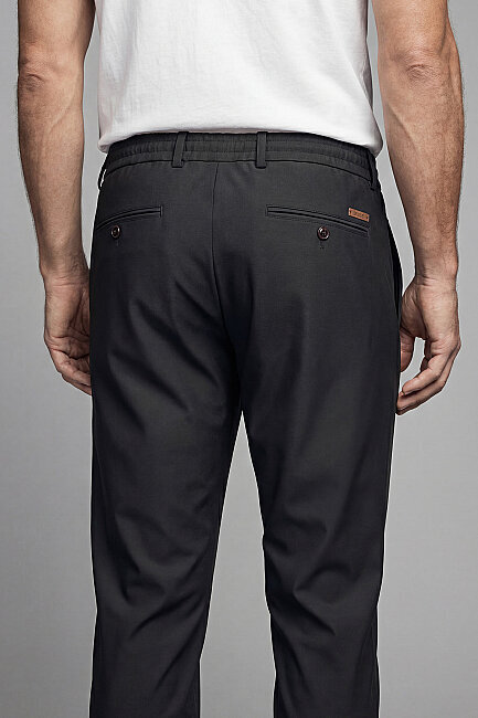 Haki Fermuarli Bağcikli Lastikli Spor Jogger Trousers (2)