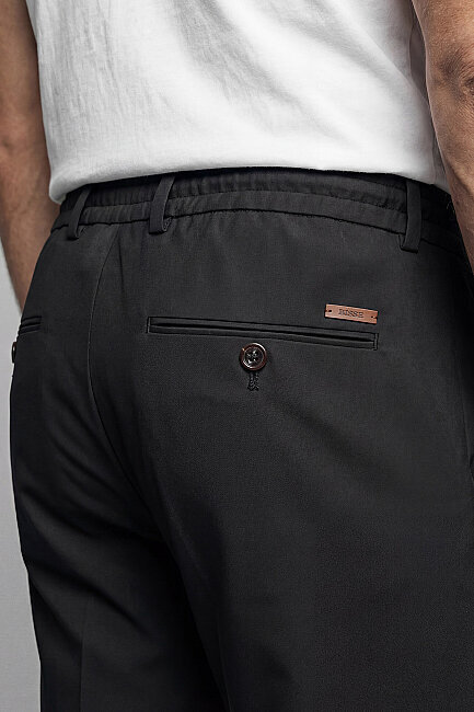 Haki Fermuarli Bağcikli Lastikli Spor Jogger Trousers (4)