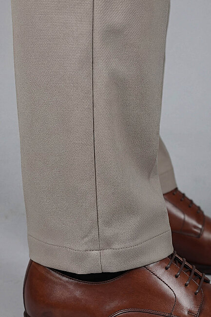 Bej Cepli Fermuarlı Jogger Lastikli Spor Pantolon (3)