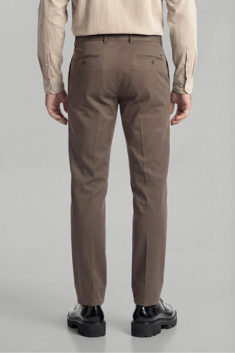 Erkek 4 Cepli Bej Klasik Pantolon - 2
