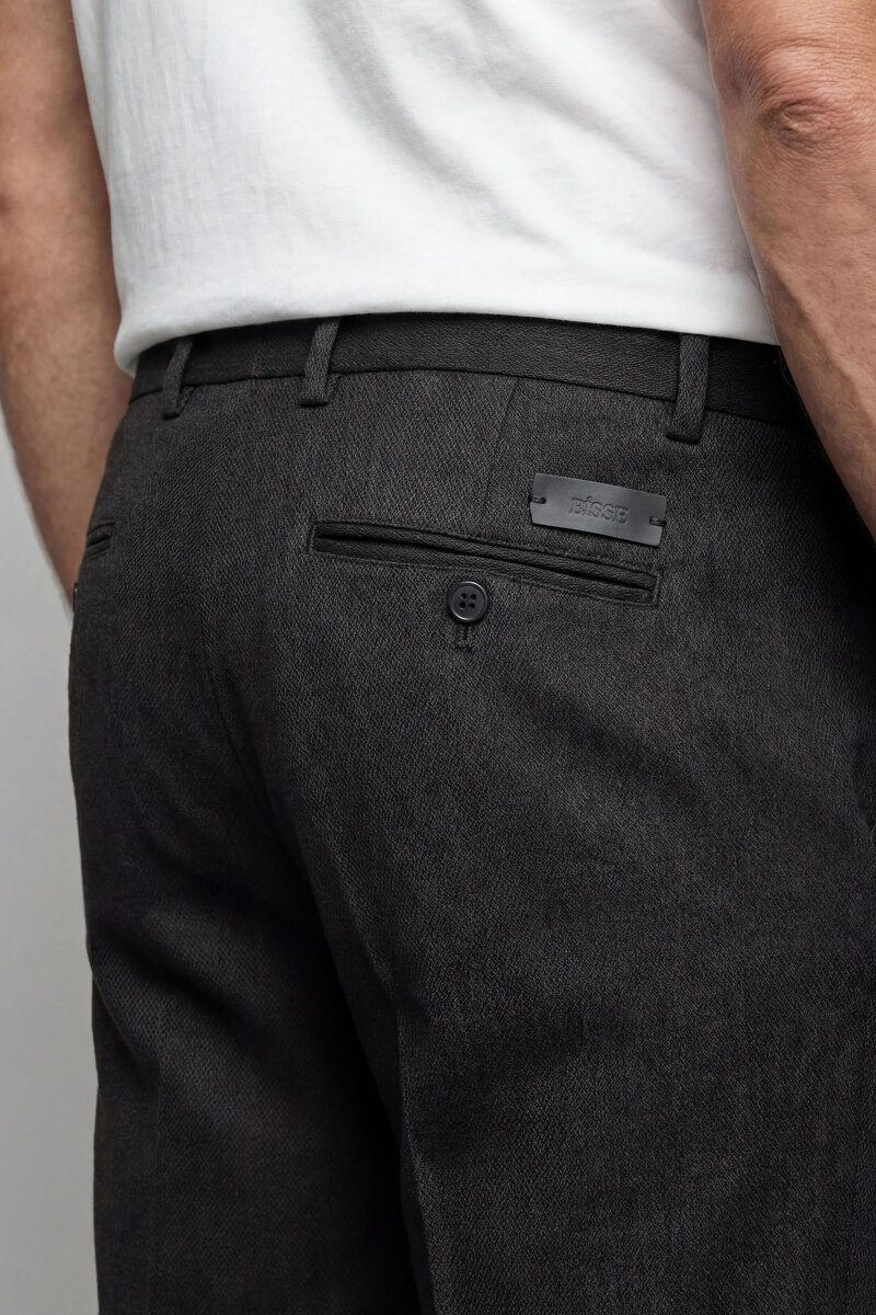 Erkek 4 Cepli Klasik Haki Pantolon - 4