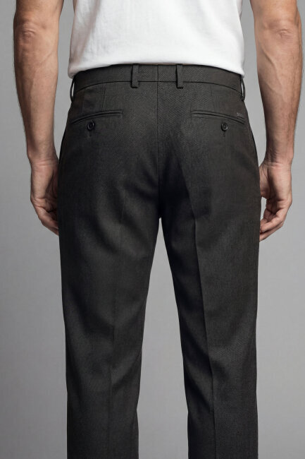 Erkek 4 Cepli Klasik Haki Pantolon (1)