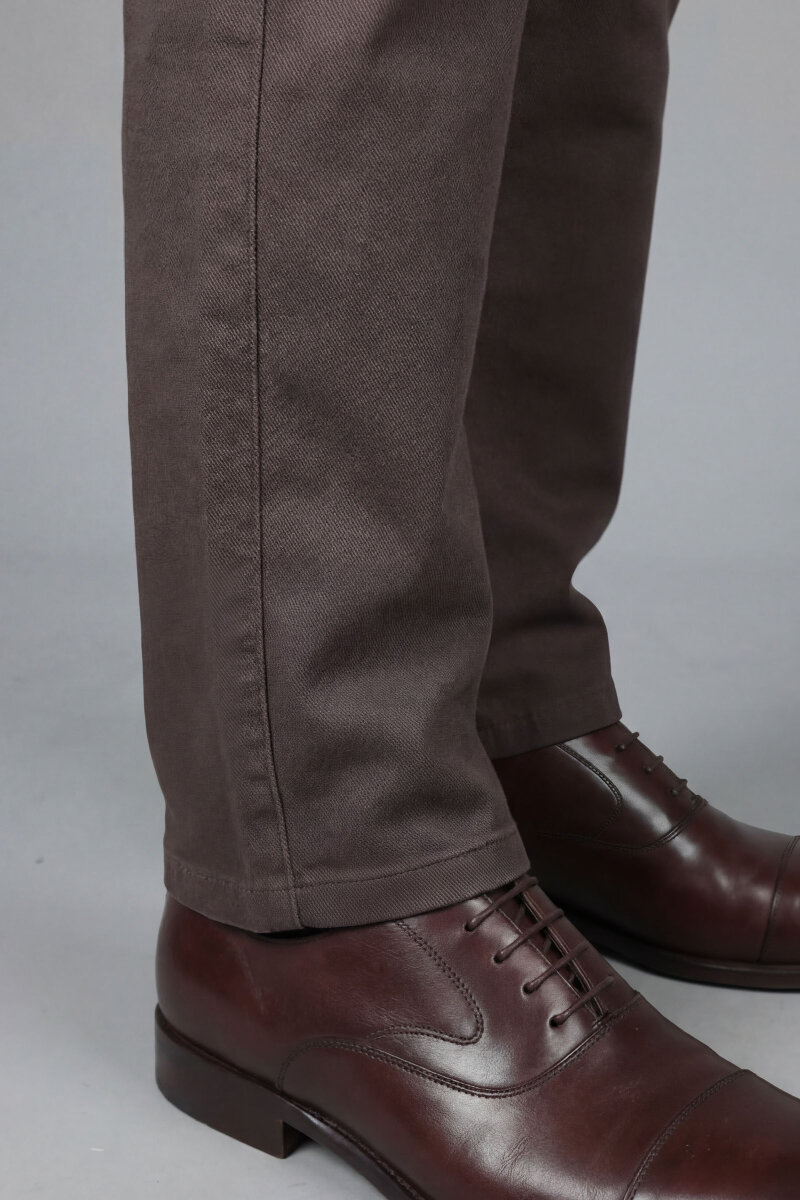 Erkek 5 Cepli Spor Pamuk Haki Pantolon - 3