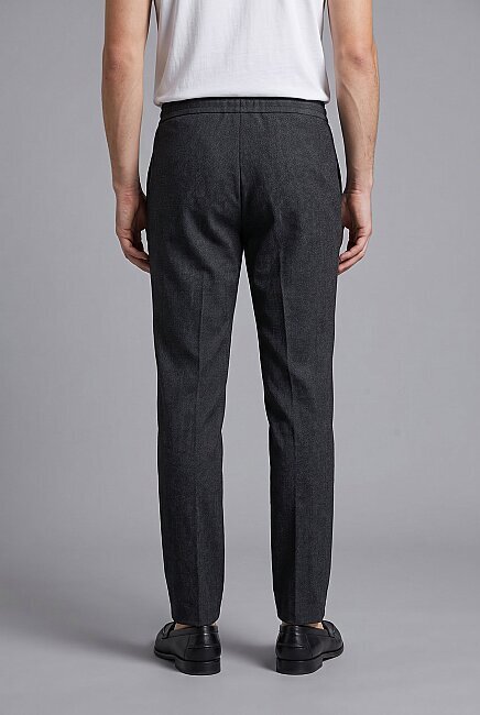 Füme Polyester Fermuarlı Jagger Pantolon Spor - 2