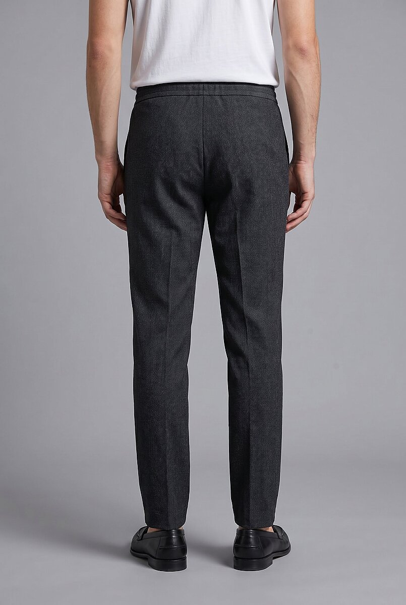 Füme Polyester Fermuarlı Jagger Pantolon Spor - 2