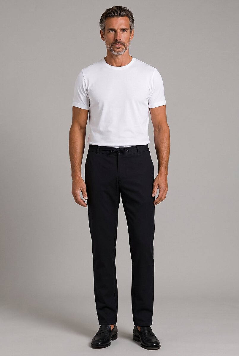 Lacivert Polyester Fermuarlı Jagger Pantolon Spor - 5