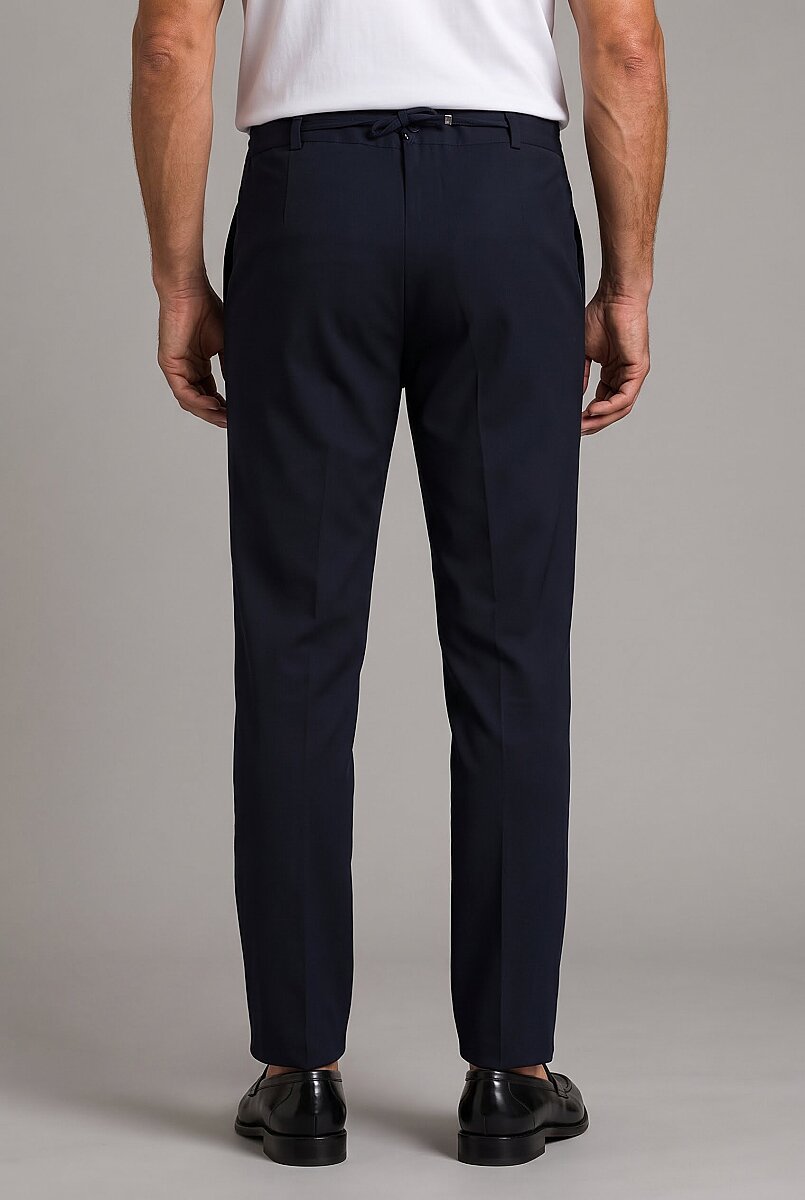 Lacivert Polyester Fermuarlı Jagger Pantolon Spor - 2