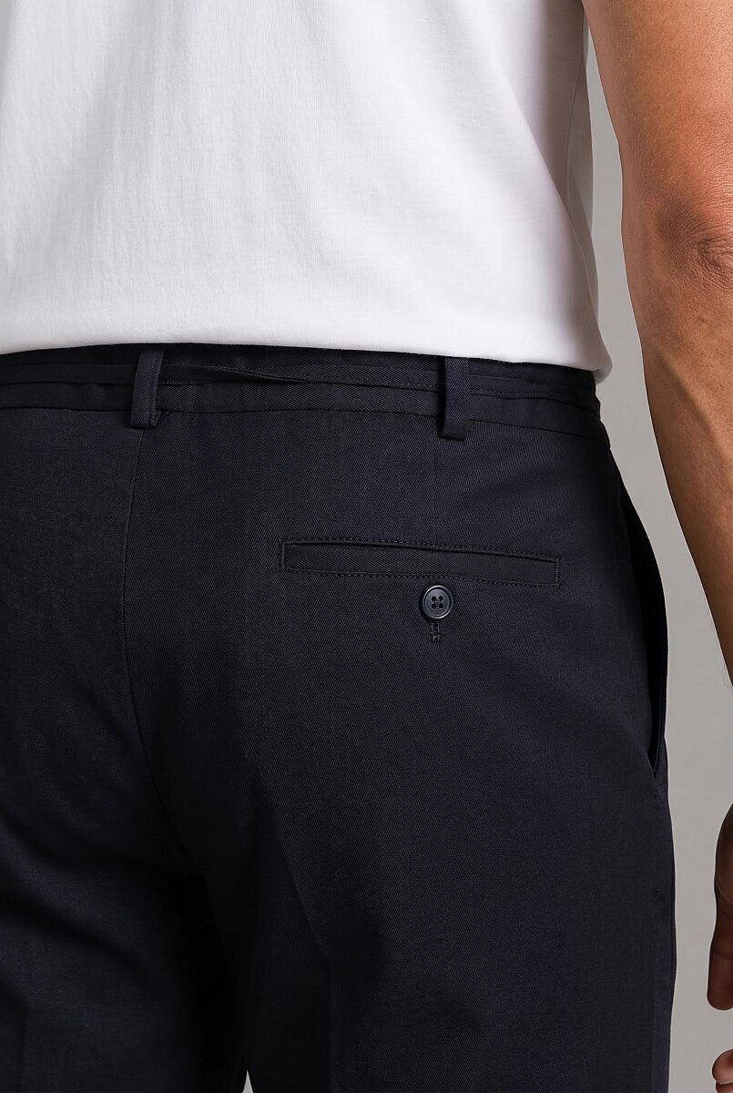 Lacivert Polyester Fermuarlı Jagger Pantolon Spor - 3