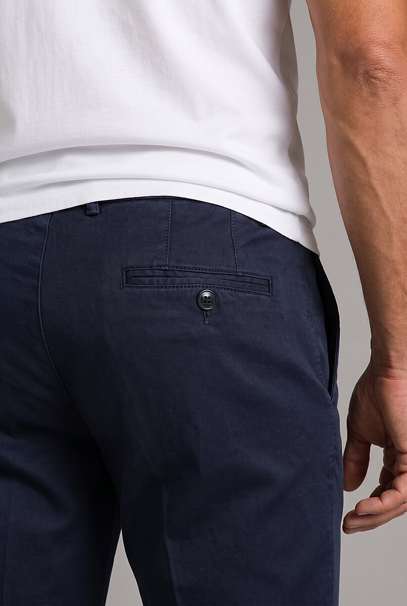Lacivert Fermuarlı Parça Boya Pantolon Spor - 3